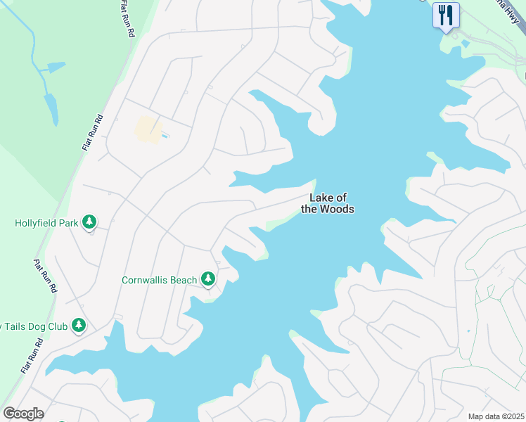 map of restaurants, bars, coffee shops, grocery stores, and more near 612 Cornwallis Avenue in Locust Grove