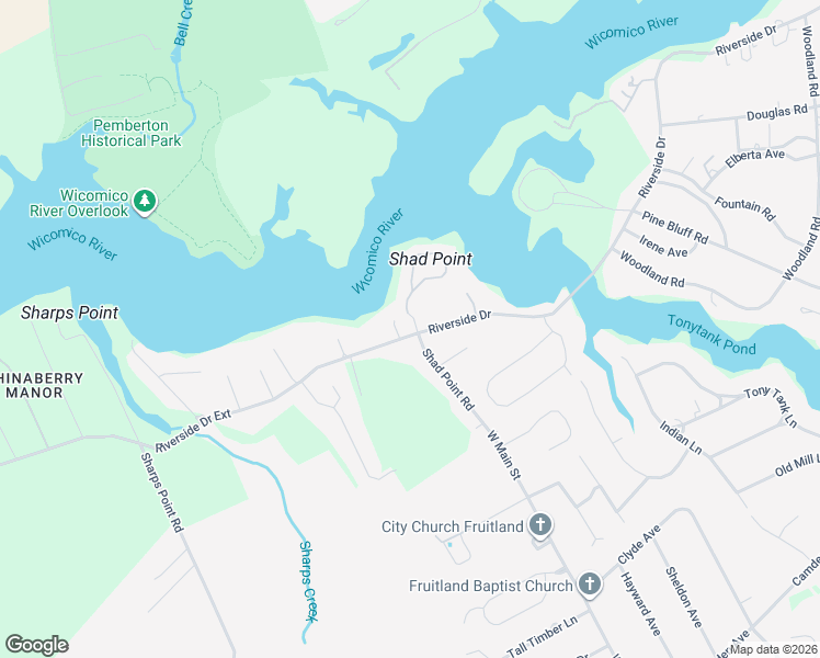 map of restaurants, bars, coffee shops, grocery stores, and more near 28282 Riverside Drive Extension in Salisbury