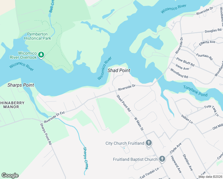 map of restaurants, bars, coffee shops, grocery stores, and more near 28282 Riverside Drive Extension in Salisbury