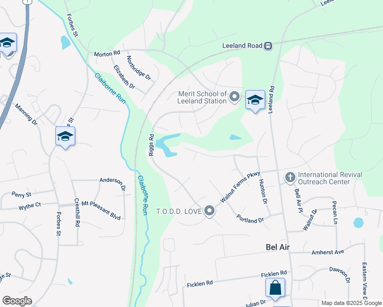 map of restaurants, bars, coffee shops, grocery stores, and more near 39 Neabsco Drive in Fredericksburg
