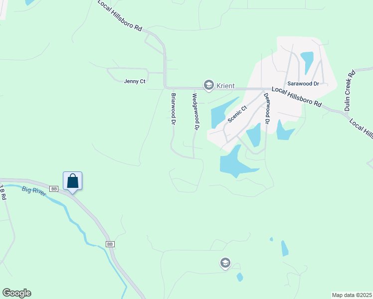 map of restaurants, bars, coffee shops, grocery stores, and more near 7408 Cedarwood Lane in Cedar Hill
