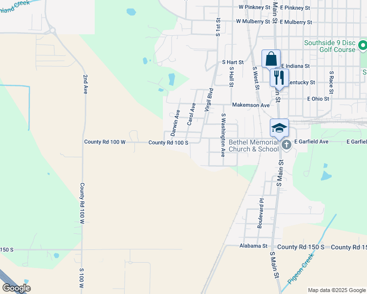 map of restaurants, bars, coffee shops, grocery stores, and more near 717 McCarty Road in Princeton
