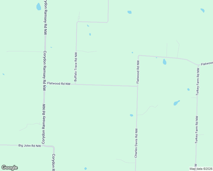 map of restaurants, bars, coffee shops, grocery stores, and more near 1001-1499 Flatwood Road Northwest in Harrison