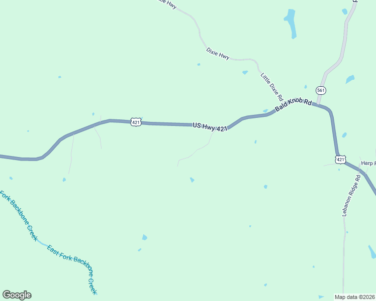 map of restaurants, bars, coffee shops, grocery stores, and more near 13765 Bald Knob Road in Frankfort