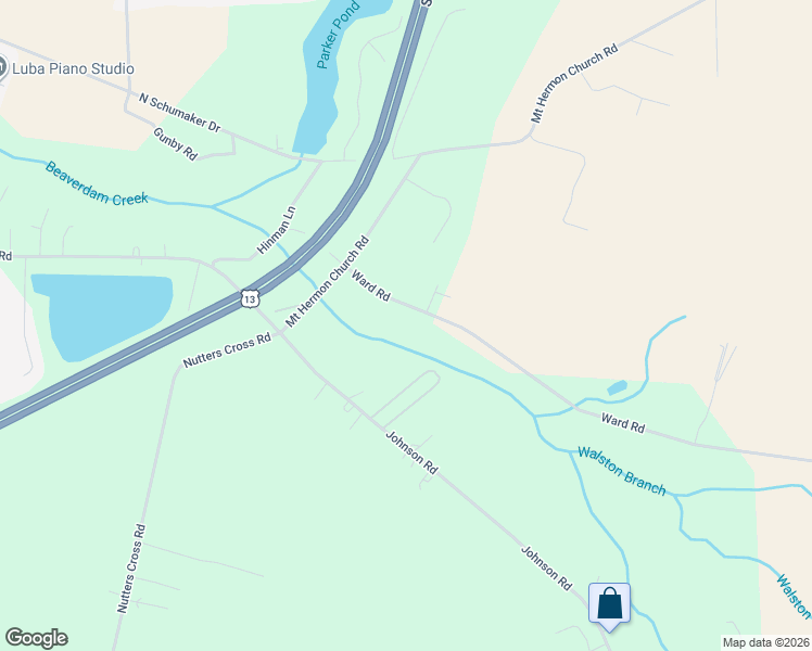 map of restaurants, bars, coffee shops, grocery stores, and more near 30897 Ward Road in Salisbury
