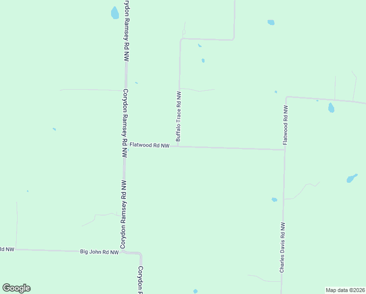 map of restaurants, bars, coffee shops, grocery stores, and more near 1499 Flatwood Rd NW in Harrison