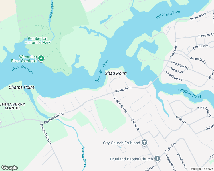 map of restaurants, bars, coffee shops, grocery stores, and more near 28282 Riverside Drive Extension in Salisbury