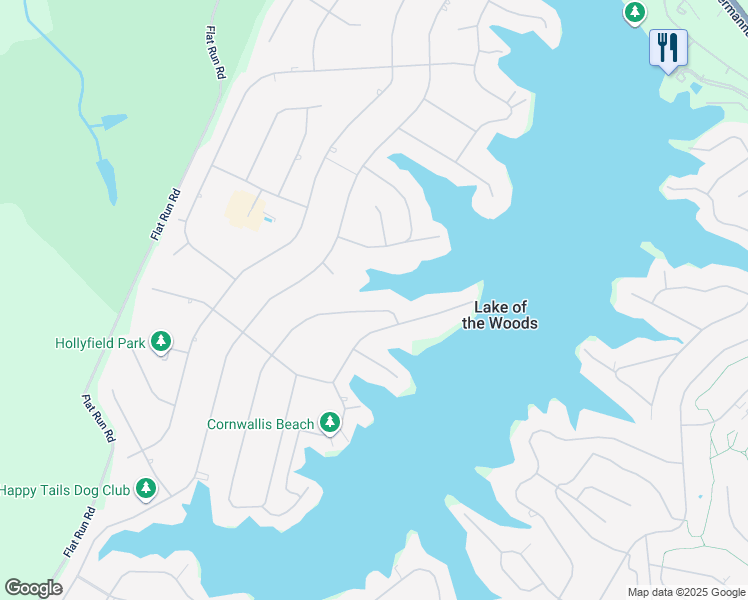map of restaurants, bars, coffee shops, grocery stores, and more near 110 Washington Street in Locust Grove