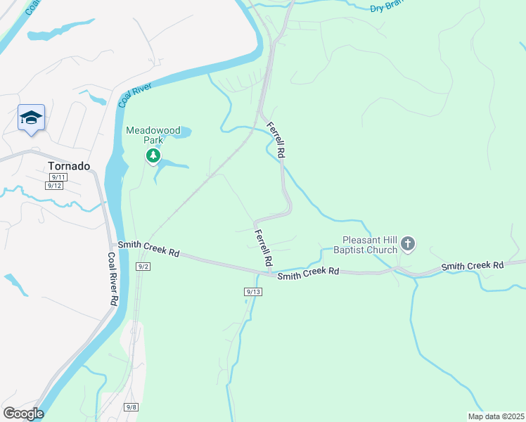 map of restaurants, bars, coffee shops, grocery stores, and more near 711 Pine Meadows Drive in Saint Albans