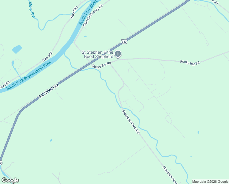 map of restaurants, bars, coffee shops, grocery stores, and more near 3328 Mountain Farm Road in Elkton