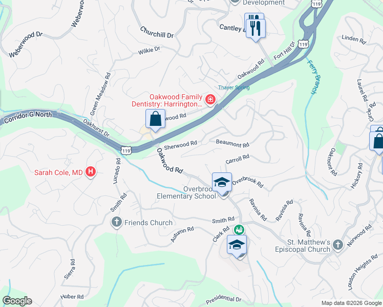 map of restaurants, bars, coffee shops, grocery stores, and more near 868 Alta Road in Charleston