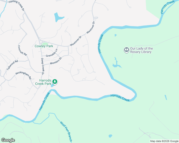 map of restaurants, bars, coffee shops, grocery stores, and more near 6524 Harrods View Circle in Prospect