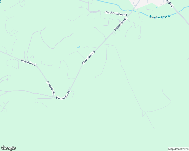 map of restaurants, bars, coffee shops, grocery stores, and more near 3545 Bloomfield Road in Sebastopol