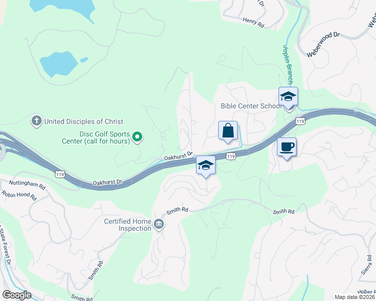 map of restaurants, bars, coffee shops, grocery stores, and more near 1201-1207 Paula Road in Charleston