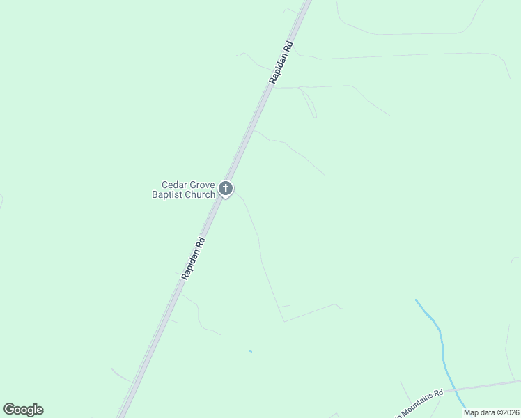 map of restaurants, bars, coffee shops, grocery stores, and more near 11059 Wilhoite Lane in Rapidan