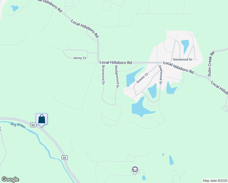 map of restaurants, bars, coffee shops, grocery stores, and more near 7040 Briarwood Drive in Cedar Hill