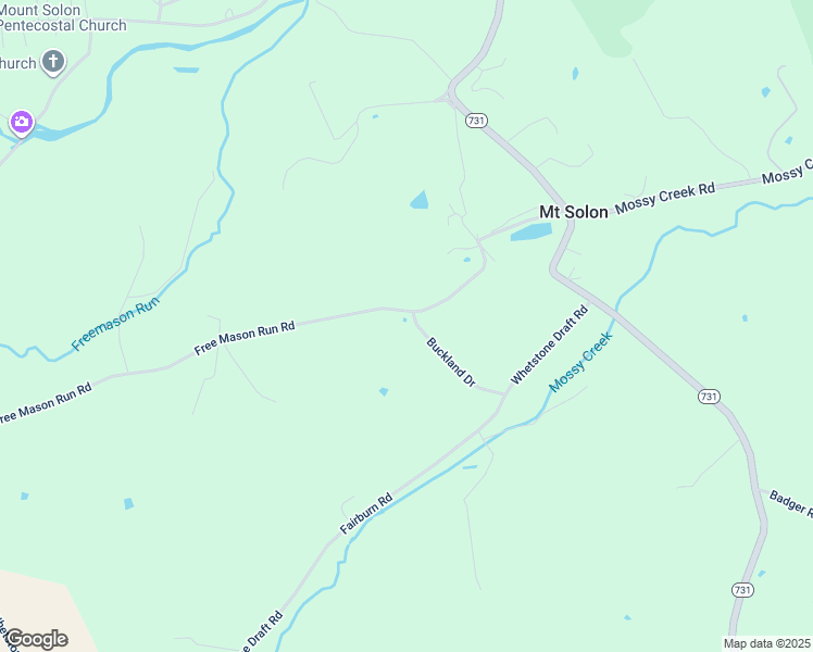 map of restaurants, bars, coffee shops, grocery stores, and more near 100 Buckland Drive in Mount Solon