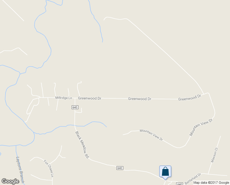 map of restaurants, bars, coffee shops, grocery stores, and more near 10611 Greenwood Drive in Spotsylvania Courthouse