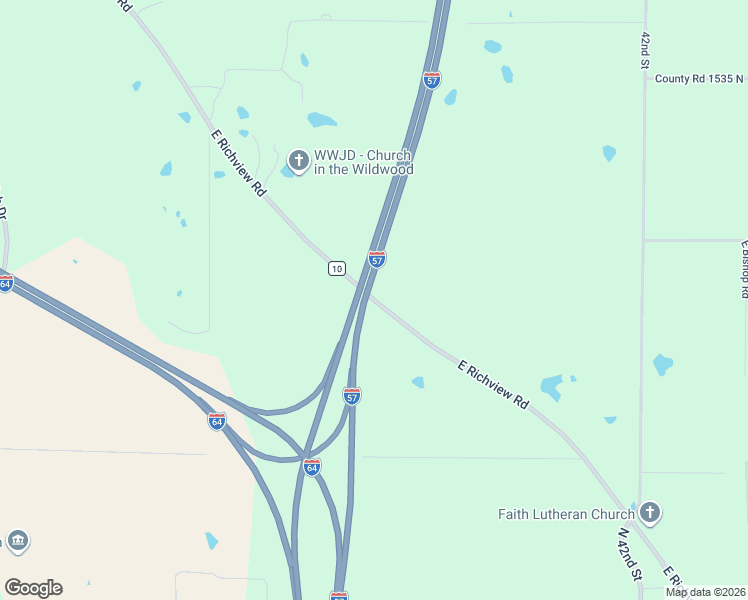 map of restaurants, bars, coffee shops, grocery stores, and more near 10511 East Richview Road in Mount Vernon