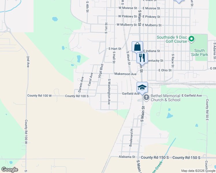 map of restaurants, bars, coffee shops, grocery stores, and more near 501-535 Lincoln Avenue in Princeton