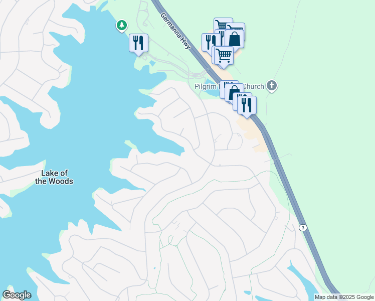 map of restaurants, bars, coffee shops, grocery stores, and more near 310 Mount Pleasant Drive in Locust Grove