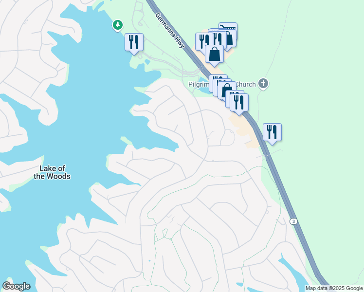 map of restaurants, bars, coffee shops, grocery stores, and more near 310 Mount Pleasant Drive in Locust Grove