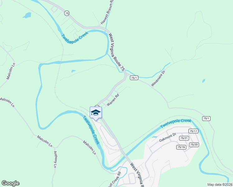 map of restaurants, bars, coffee shops, grocery stores, and more near 3310-3326 State Highway 75 in Huntington