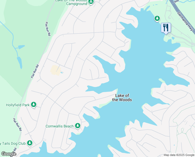 map of restaurants, bars, coffee shops, grocery stores, and more near 100 Surrey Ln in Locust Grove