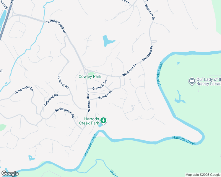 map of restaurants, bars, coffee shops, grocery stores, and more near 8001 Montero Drive in Prospect