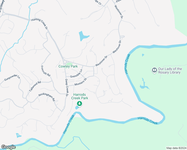 map of restaurants, bars, coffee shops, grocery stores, and more near 8002 Montero Drive in Prospect