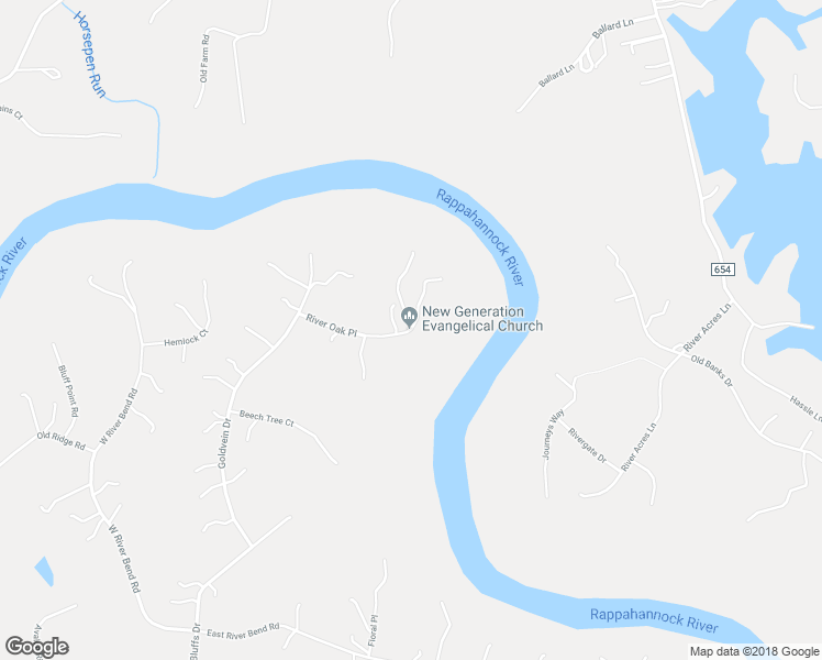 map of restaurants, bars, coffee shops, grocery stores, and more near 3 River Oak Place in Fredericksburg