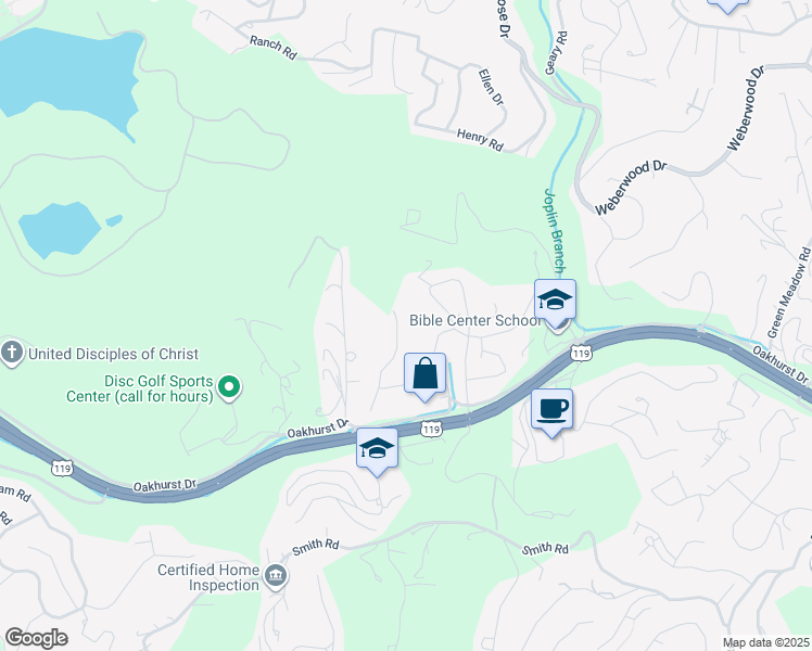 map of restaurants, bars, coffee shops, grocery stores, and more near 1212 Lyndale Drive in Charleston