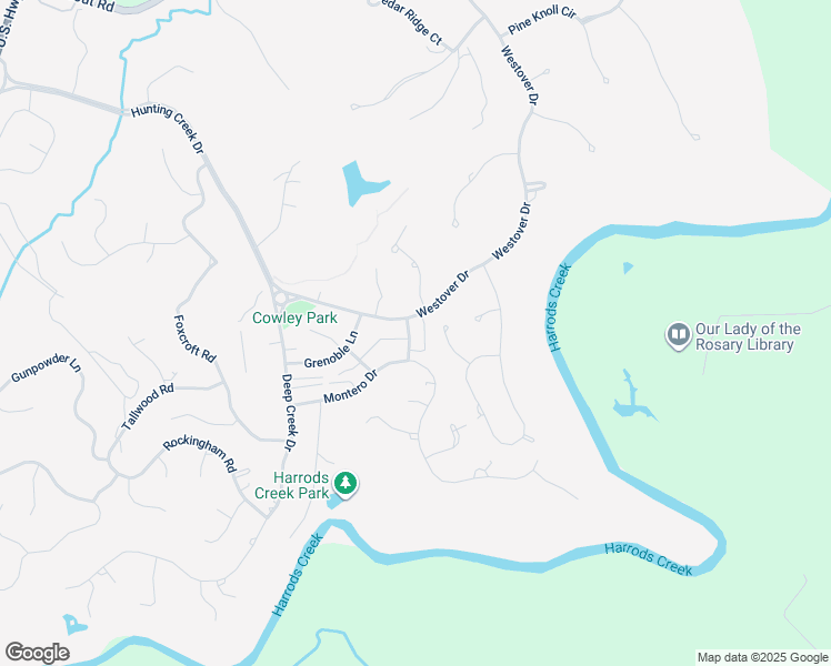 map of restaurants, bars, coffee shops, grocery stores, and more near 8031 Westover Drive in Prospect