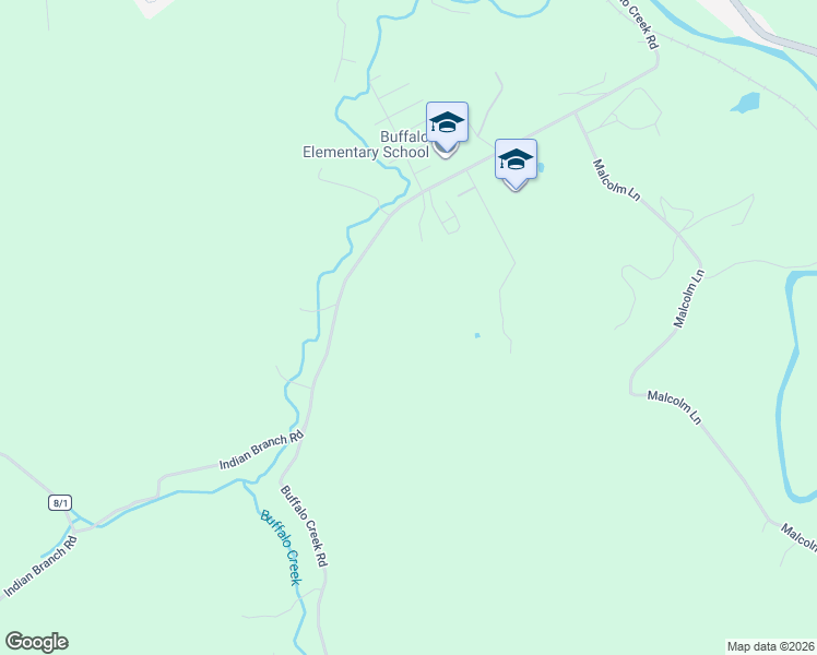 map of restaurants, bars, coffee shops, grocery stores, and more near 398 Buffalo Creek Road in Kenova