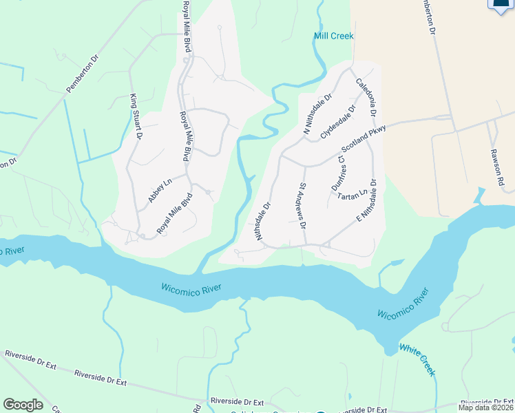 map of restaurants, bars, coffee shops, grocery stores, and more near 5512 Nithsdale Drive in Salisbury
