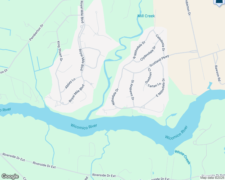 map of restaurants, bars, coffee shops, grocery stores, and more near 5512 Nithsdale Drive in Salisbury