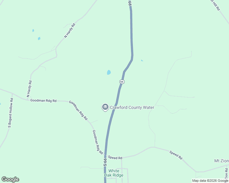 map of restaurants, bars, coffee shops, grocery stores, and more near 441 Indiana 66 in Marengo