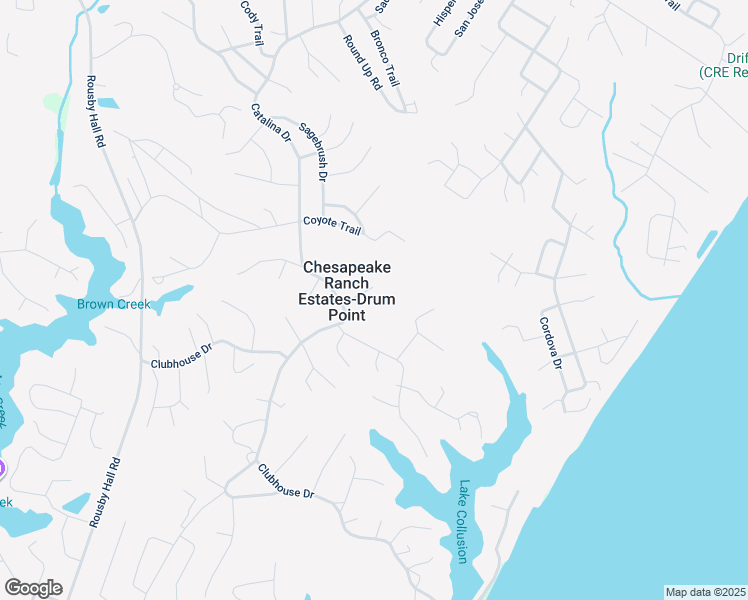 map of restaurants, bars, coffee shops, grocery stores, and more near 431 Council Bluffs Court in Lusby
