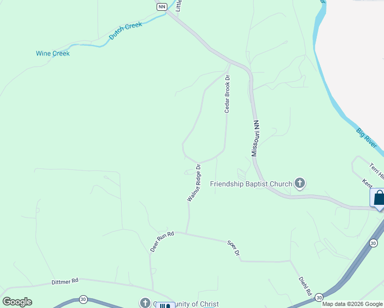 map of restaurants, bars, coffee shops, grocery stores, and more near 6236 Cedar Brook Drive in Cedar Hill