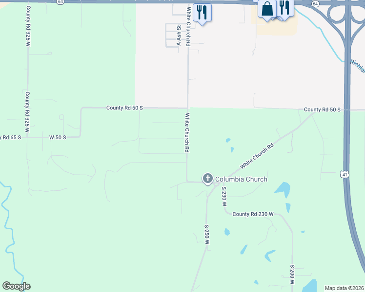 map of restaurants, bars, coffee shops, grocery stores, and more near 743 White Church Road in Princeton