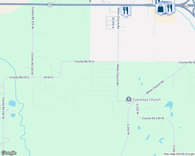 map of restaurants, bars, coffee shops, grocery stores, and more near 2686 Jill Drive in Princeton