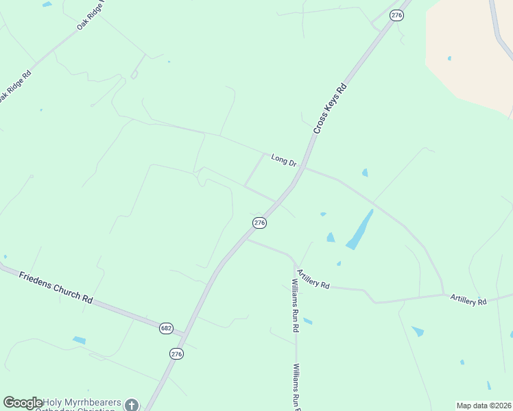 map of restaurants, bars, coffee shops, grocery stores, and more near 4148 Cross Keys Road in Mount Crawford