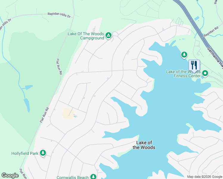 map of restaurants, bars, coffee shops, grocery stores, and more near 1014 Lakeview Parkway in Locust Grove