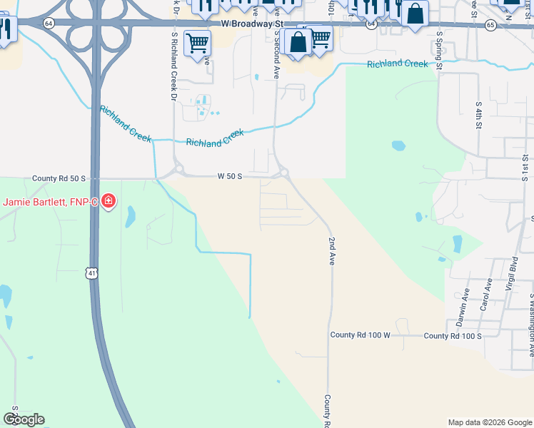 map of restaurants, bars, coffee shops, grocery stores, and more near Unnamed Road in Princeton