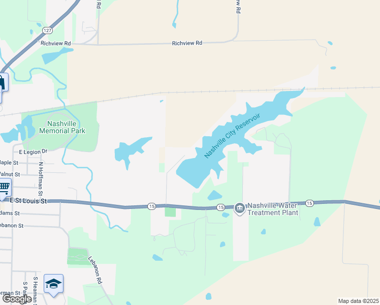 map of restaurants, bars, coffee shops, grocery stores, and more near 8970 Reservoir Road in Nashville