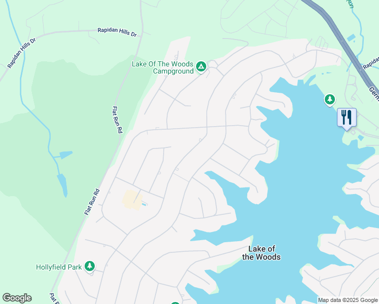 map of restaurants, bars, coffee shops, grocery stores, and more near 337 Yorktown Blvd in Locust Grove