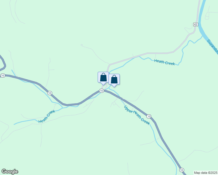 map of restaurants, bars, coffee shops, grocery stores, and more near 5158 State Highway 10 in Barboursville