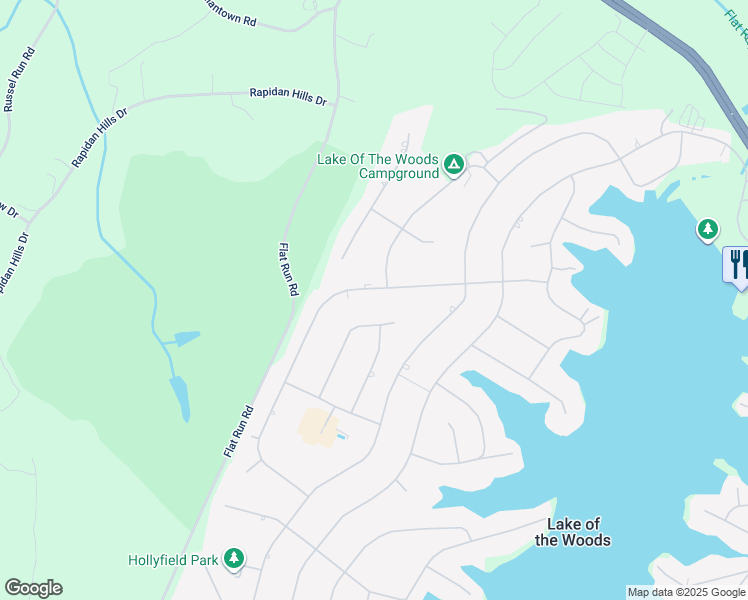 map of restaurants, bars, coffee shops, grocery stores, and more near 403 Liberty Boulevard in Locust Grove