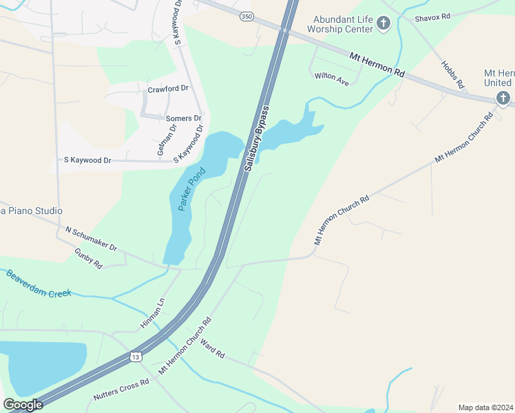 map of restaurants, bars, coffee shops, grocery stores, and more near 5695 Rip Wil Drive in Salisbury
