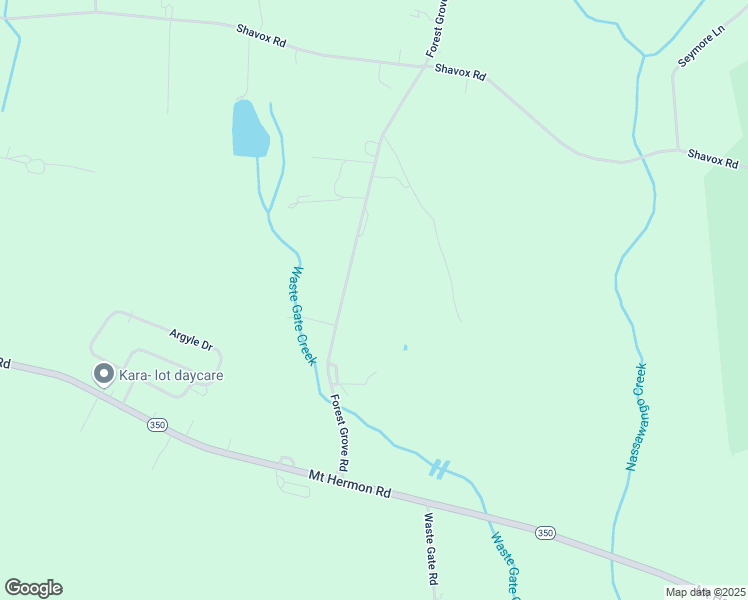 map of restaurants, bars, coffee shops, grocery stores, and more near 5745 Forest Grove Road in Parsonsburg